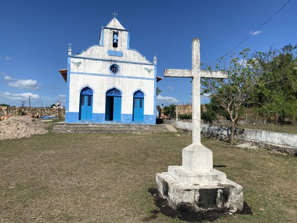 Igreja no Quilombo de Itamatatiua, no Maranhão. Crédito: Tiago Rogero
